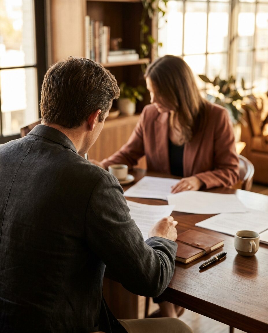 A one-on-one advisory consultation at Rothbard Group.